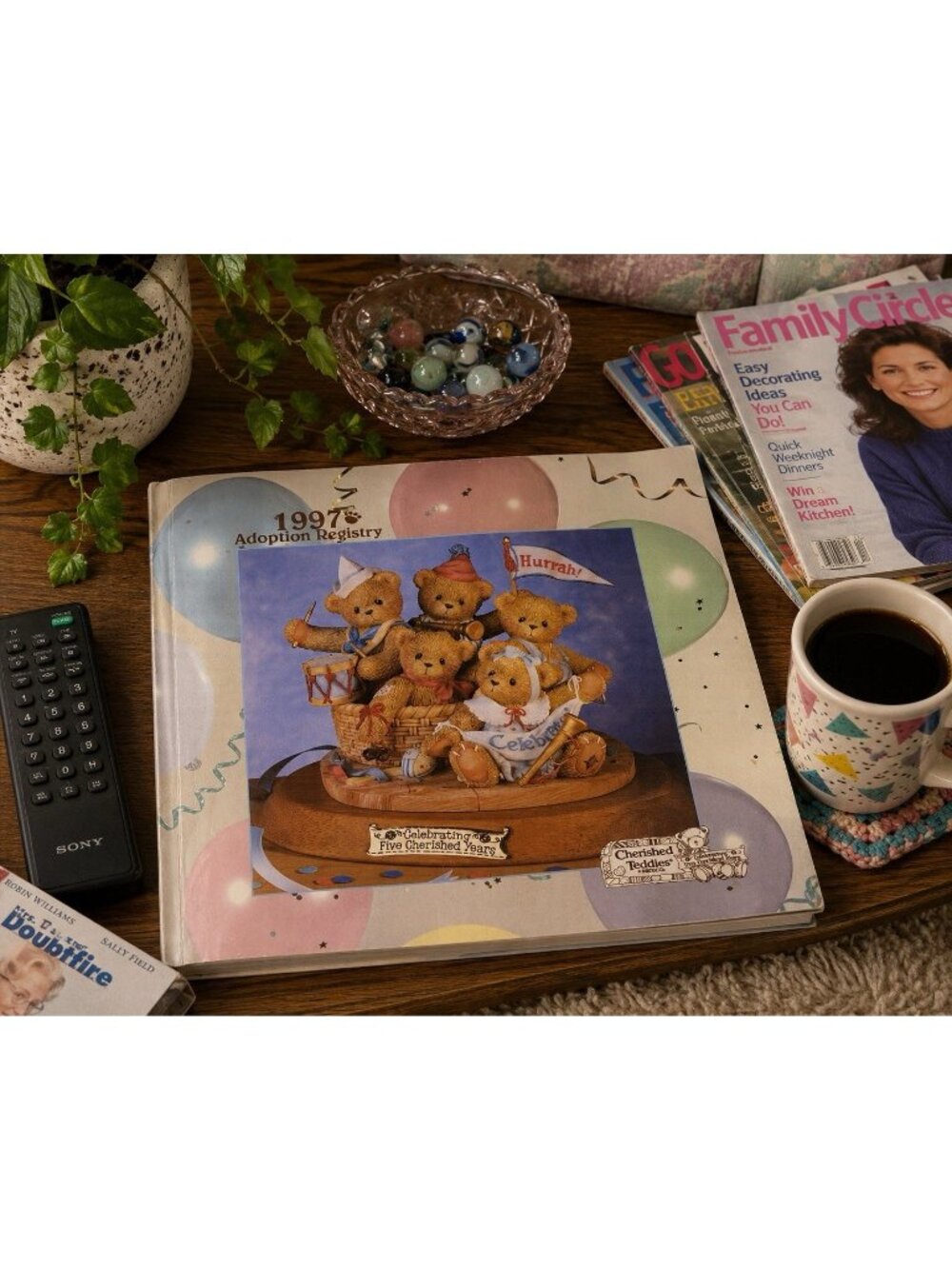 1997 Cherished Teddies Adoption Registry Catalog Enesco Five Cherished Years